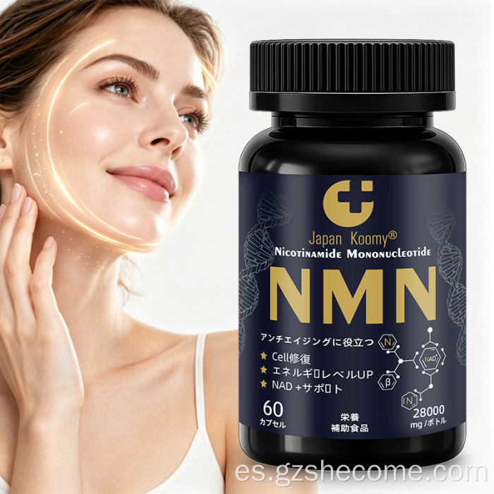 Shecome NMN Cápsulas 28000mg Energía Celular NAD+ Soporte